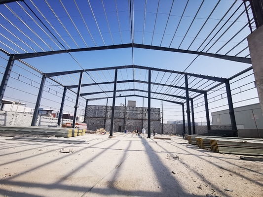 H Steel Large Span Steel Structure Warehouse Qatar For Storage