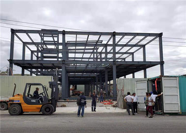 Ufficio prefabbricato della struttura d'acciaio, costruzione del metallo dei pavimenti dell'acciaio due della sezione di H