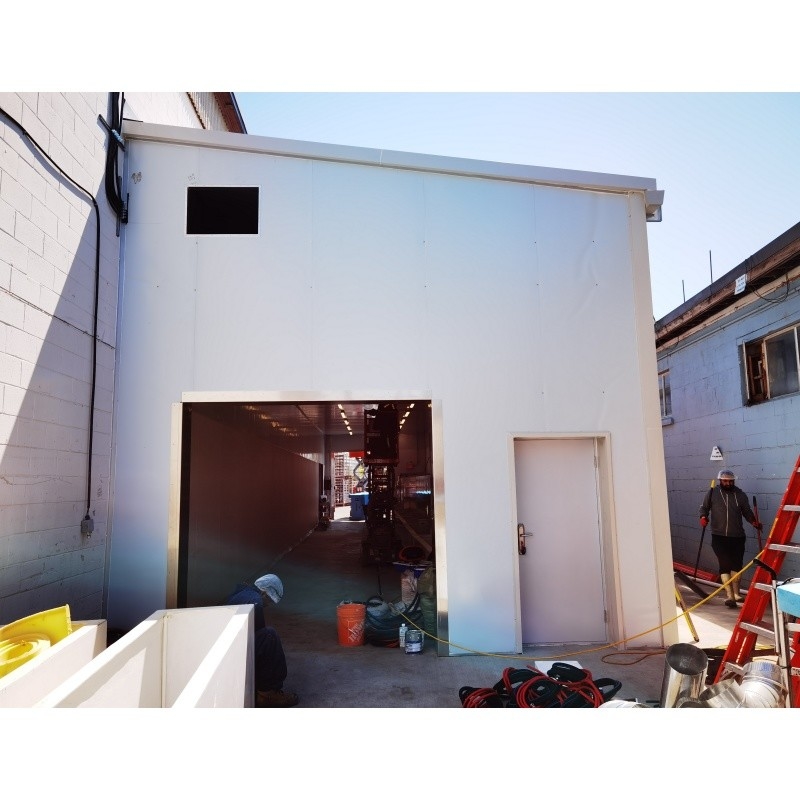 Struttura di acciaio leggero prefabbricata Edificio di acciaio leggero Edificio di acciaio per un magazzino di galvanizzazione a caldo
