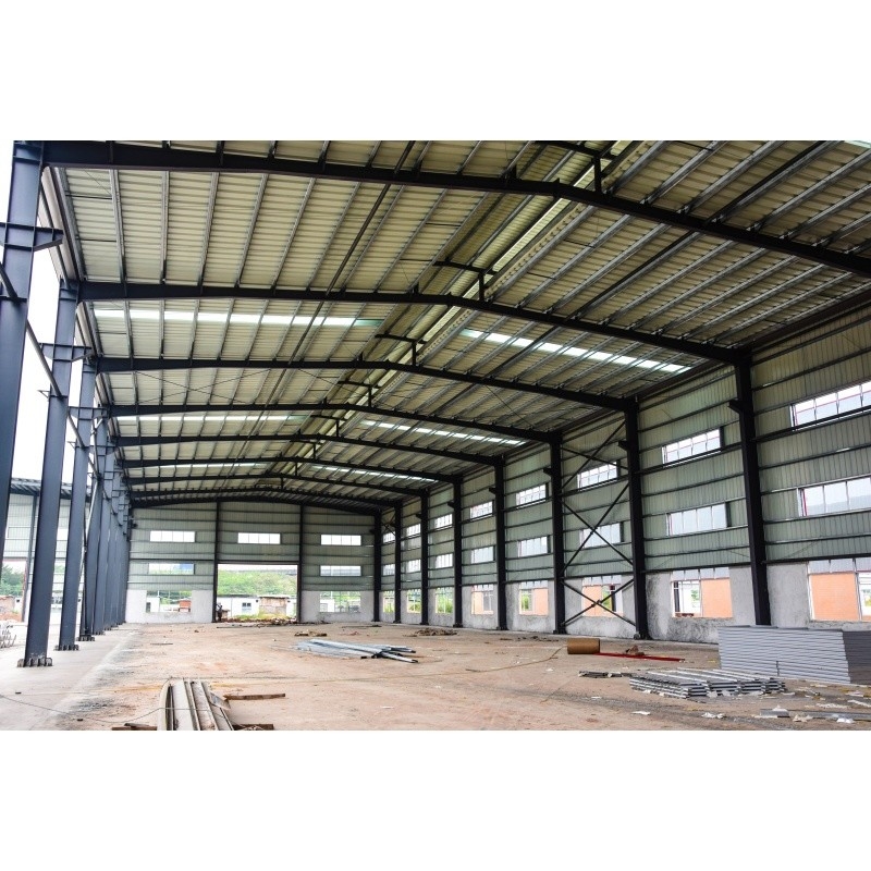 Q345 Materiale prefabbricato galvanizzato per fabbrica Struttura in acciaio per fabbrica di costruzioni in acciaio