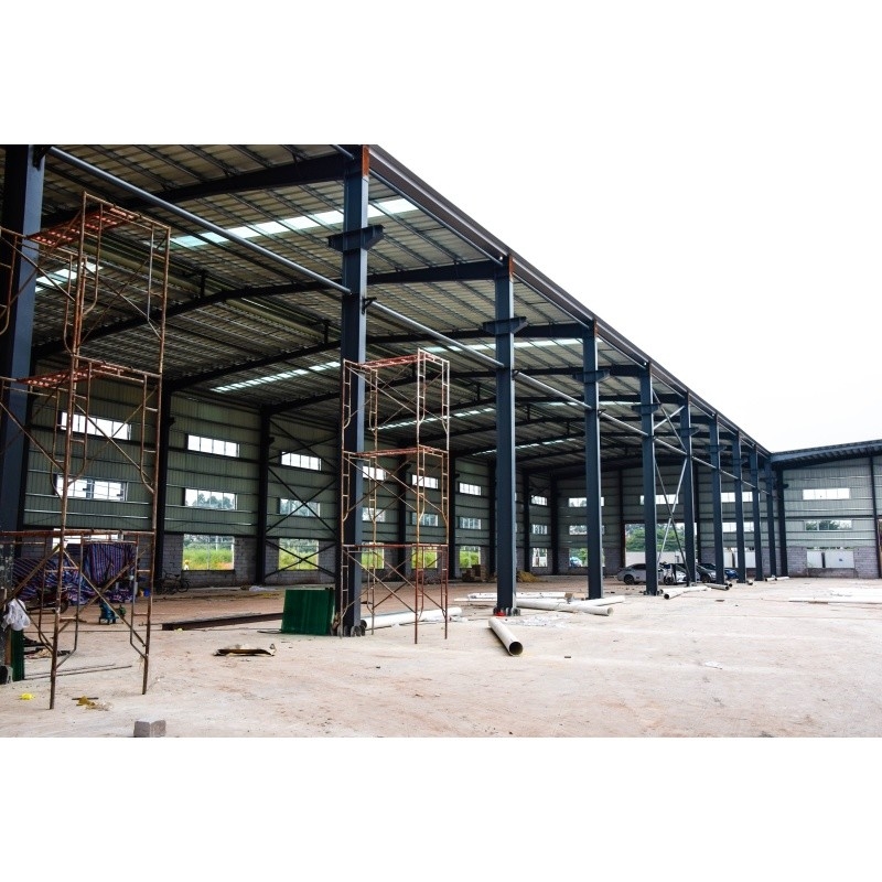 Q345 Materiale prefabbricato galvanizzato per fabbrica Struttura in acciaio per fabbrica di costruzioni in acciaio