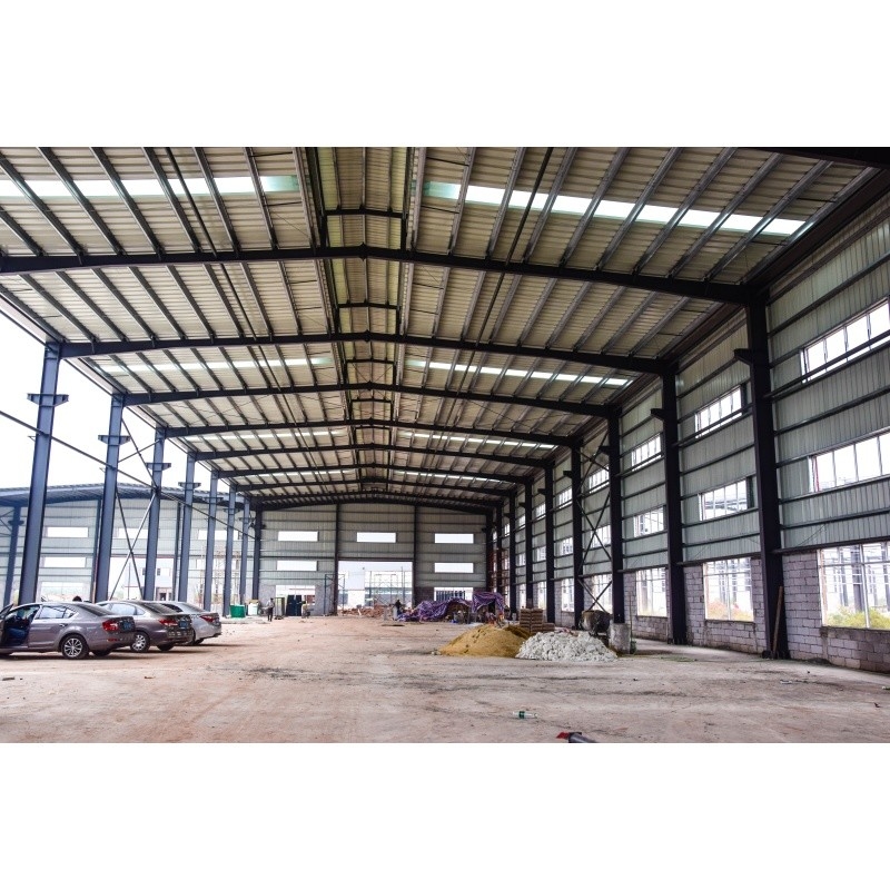 Q345 Materiale prefabbricato galvanizzato per fabbrica Struttura in acciaio per fabbrica di costruzioni in acciaio
