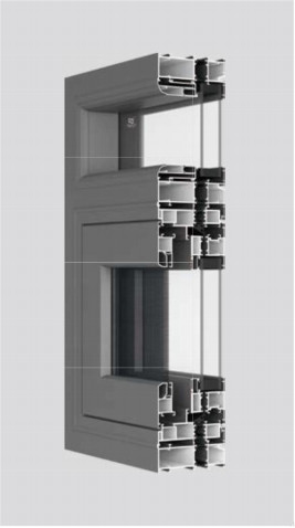 Finestre a rivestimento altamente efficienti, isolanti dal calore e ventilate per cucine, bagni, camere da letto, ecc.