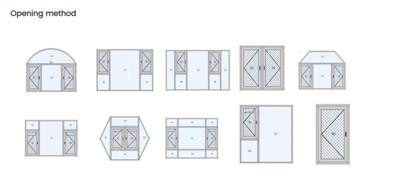 Finestre a rivestimento altamente efficienti, isolanti dal calore e ventilate per cucine, bagni, camere da letto, ecc.