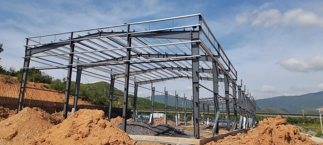 Struttura in acciaio prefabbricata galvanizzata a caldo Materiale metallico