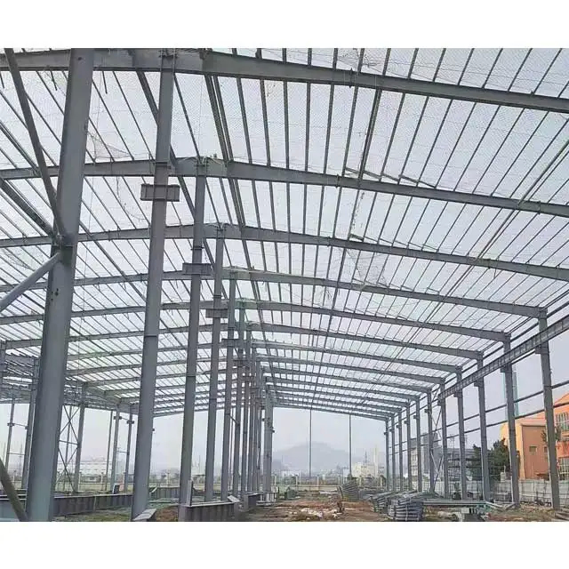 Edifici di struttura in acciaio a basso tenore di carbonio Q355B con fondazione in cemento