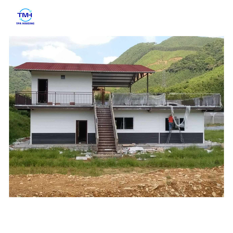 Modernizzate case di struttura in acciaio per villa in acciaio leggero di dimensioni personalizzate