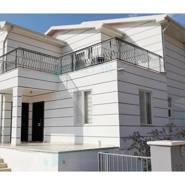 Casa prefabbricata per villa di alta qualità in acciaio leggero facile da assemblare a 2 piani
